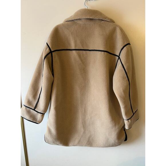 Massimo Dutti Reversible Shearling Coat - Picture 2 of 8